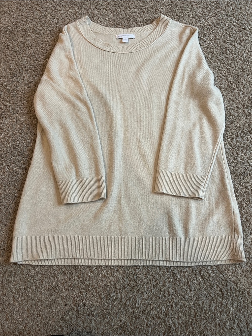 Women’s Cream Crewneck Sweater